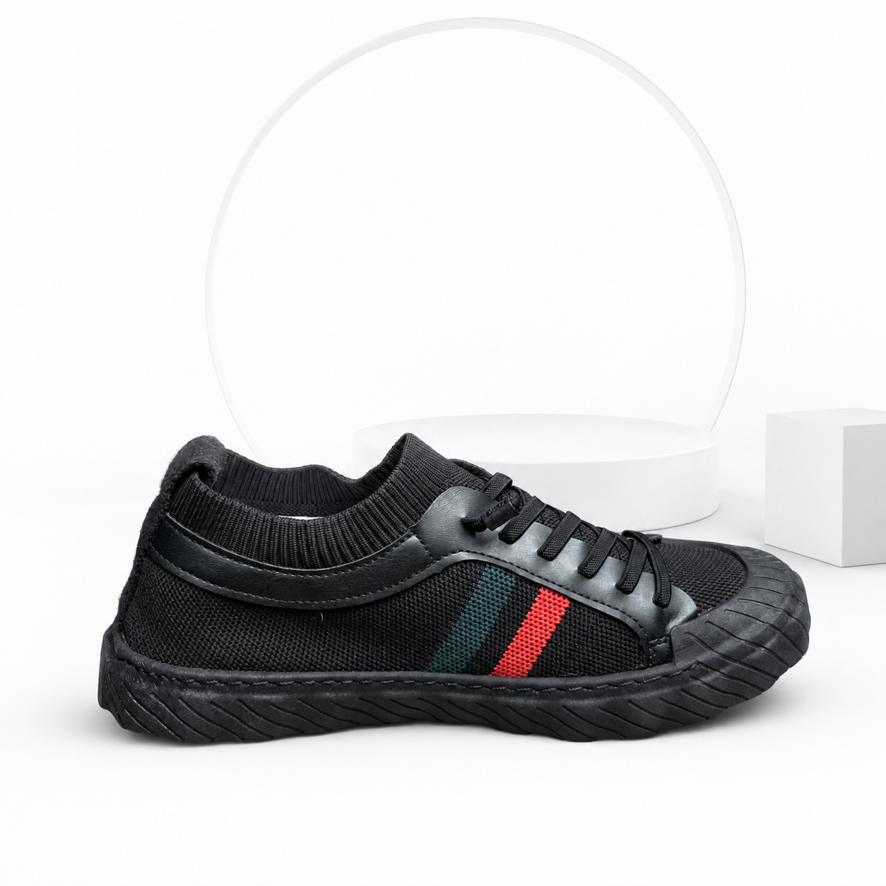 Black Men's Casual Lace-Up (Imported)