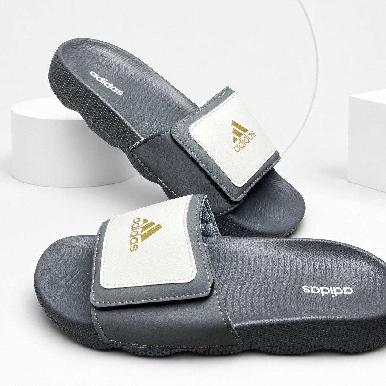 Adii Premium Slides (Grey)