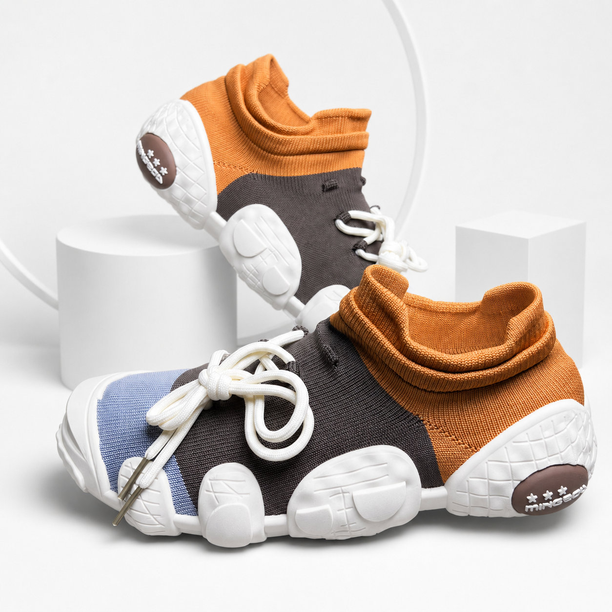 Men's Socks Sneakers (EARTH) Imported