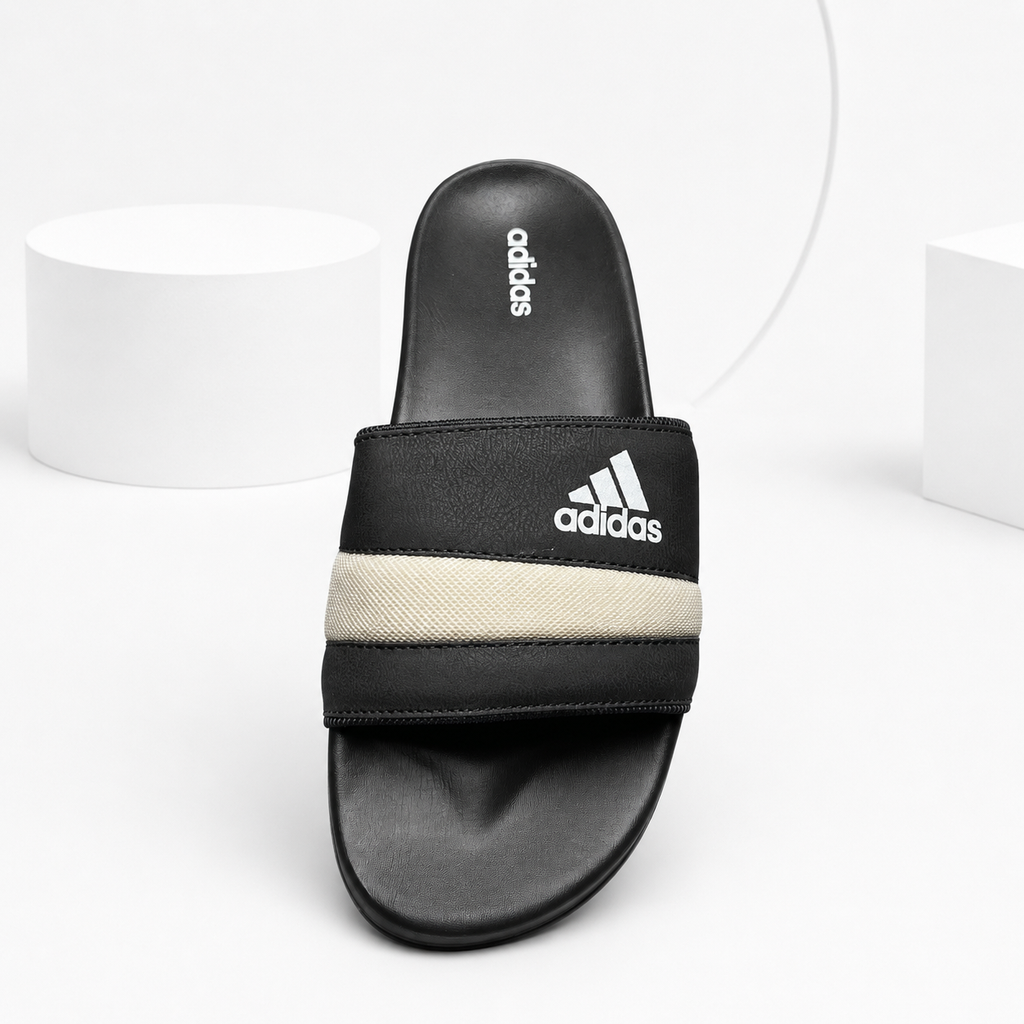 Adillette Comfort Slides (Black)