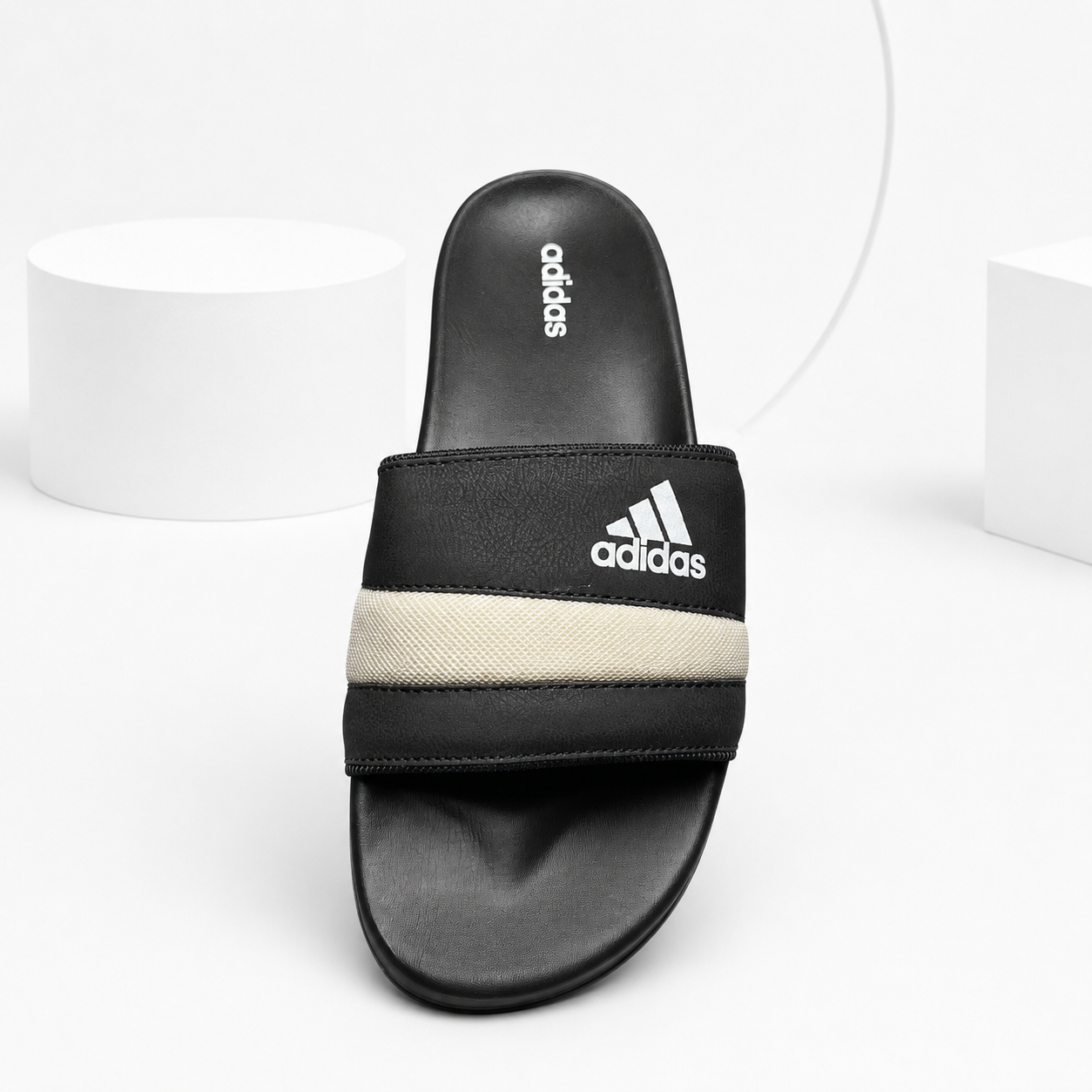 Adillette Comfort Slides (Black)