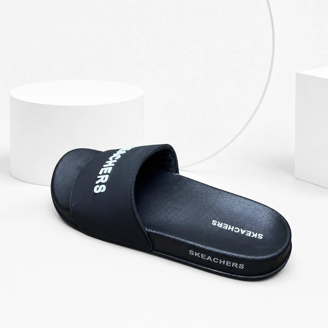 Skketchers Comfort Slides (Black)