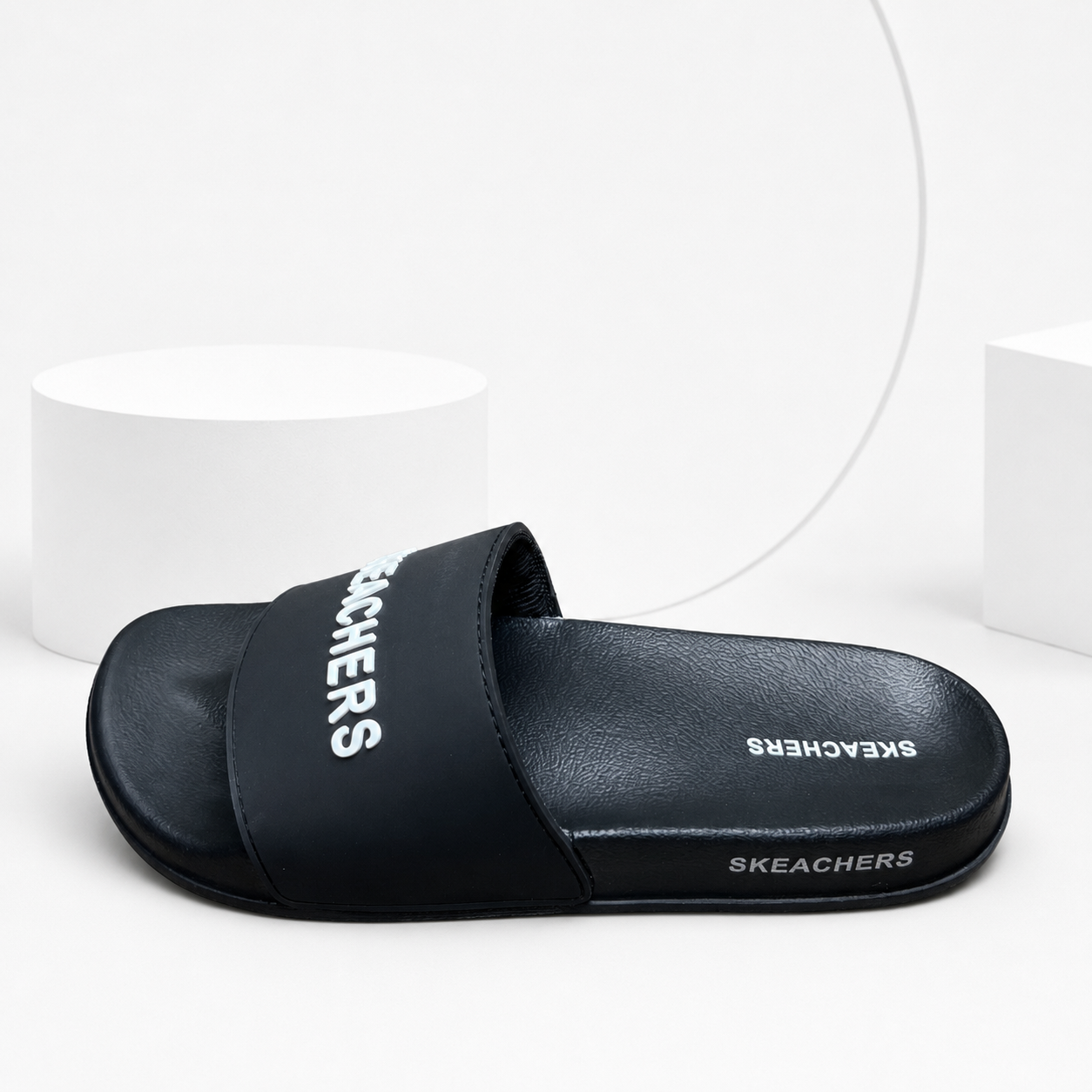 Skketchers Comfort Slides (Black)