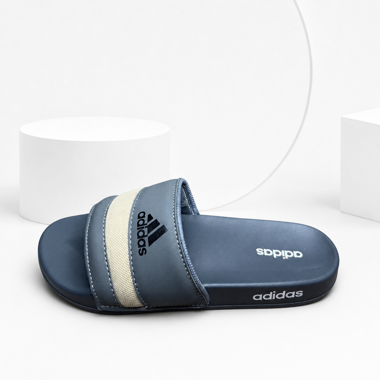 Adillette Comfort Slides (Grey)