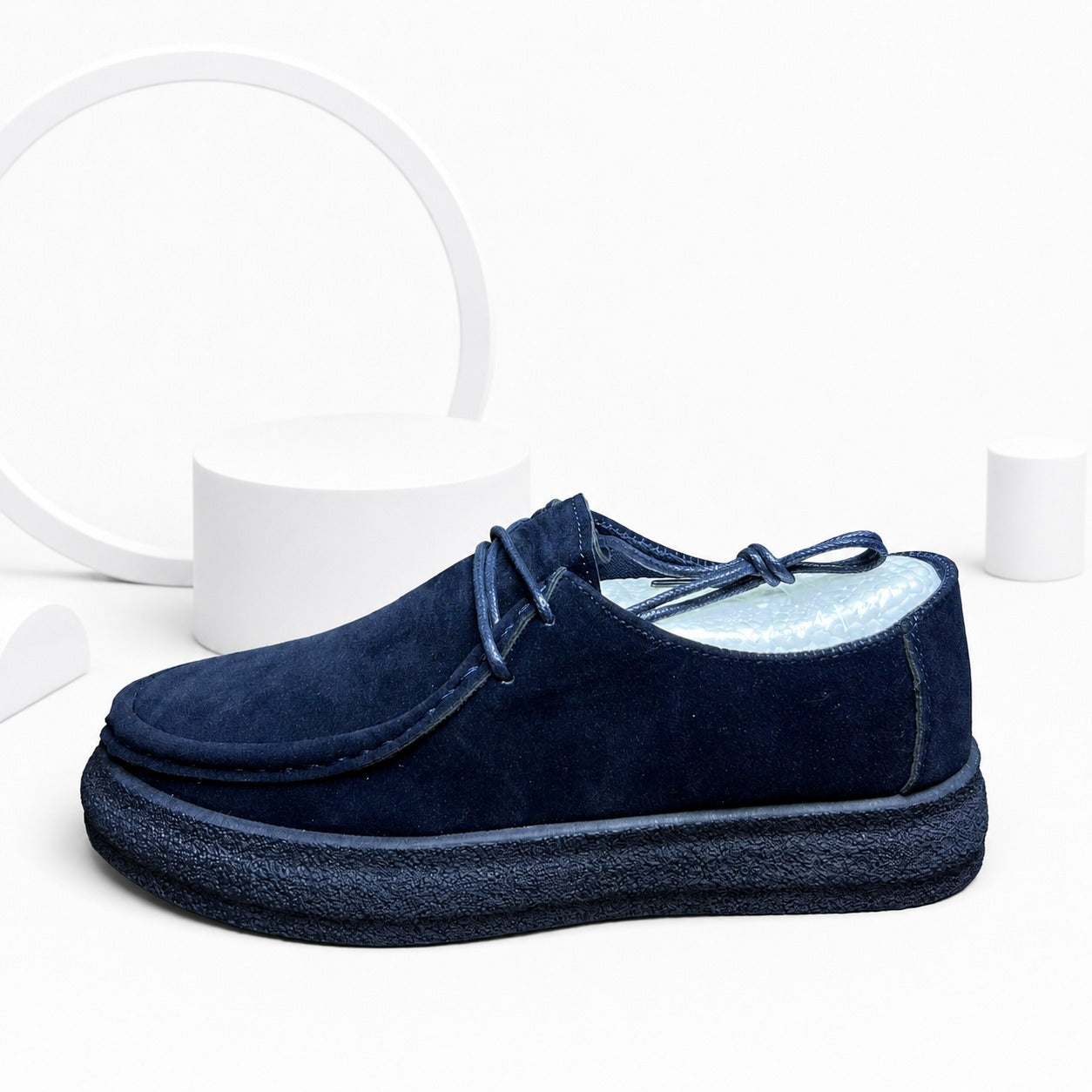 NAVY Suede Men's (Imported)