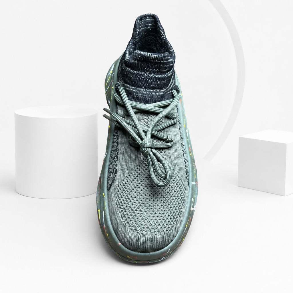Men's Knit Outdoor Sneakers (GRAPHITE) Imported