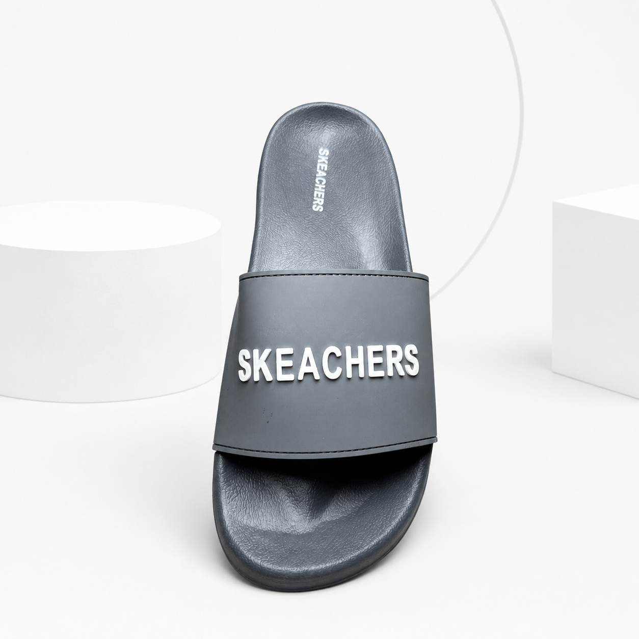 Skketchers Comfort Slides (Grey)