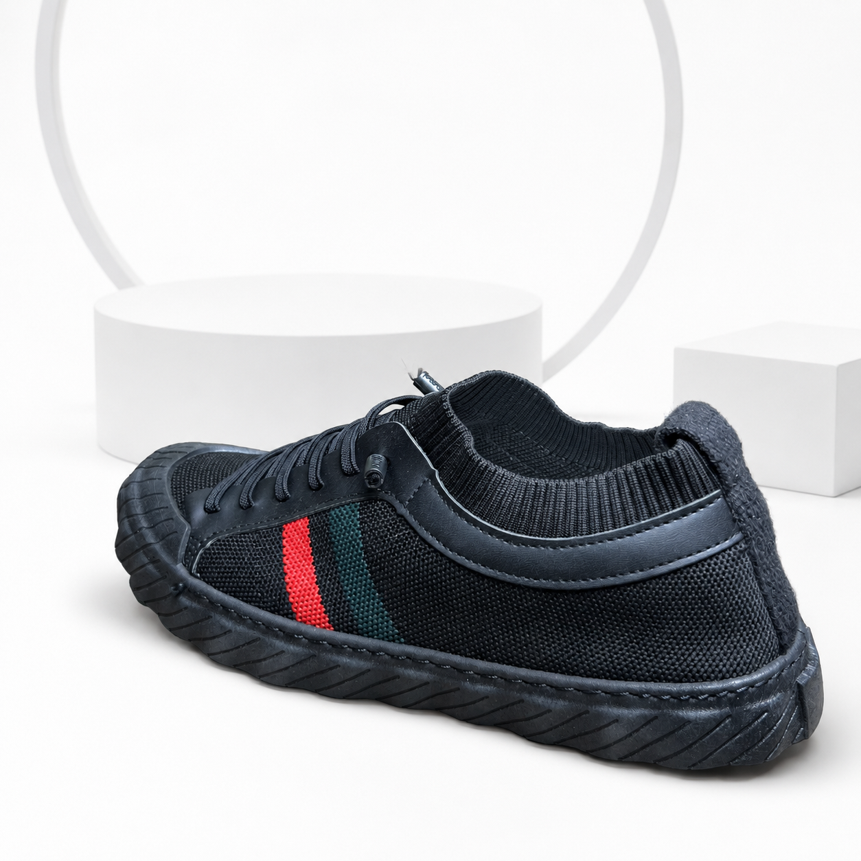 Black Men's Casual Lace-Up (Imported)