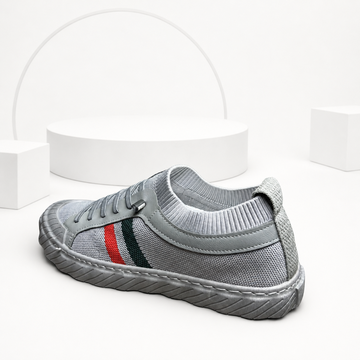 Gray Men's Casual Lace-Up (Imported)