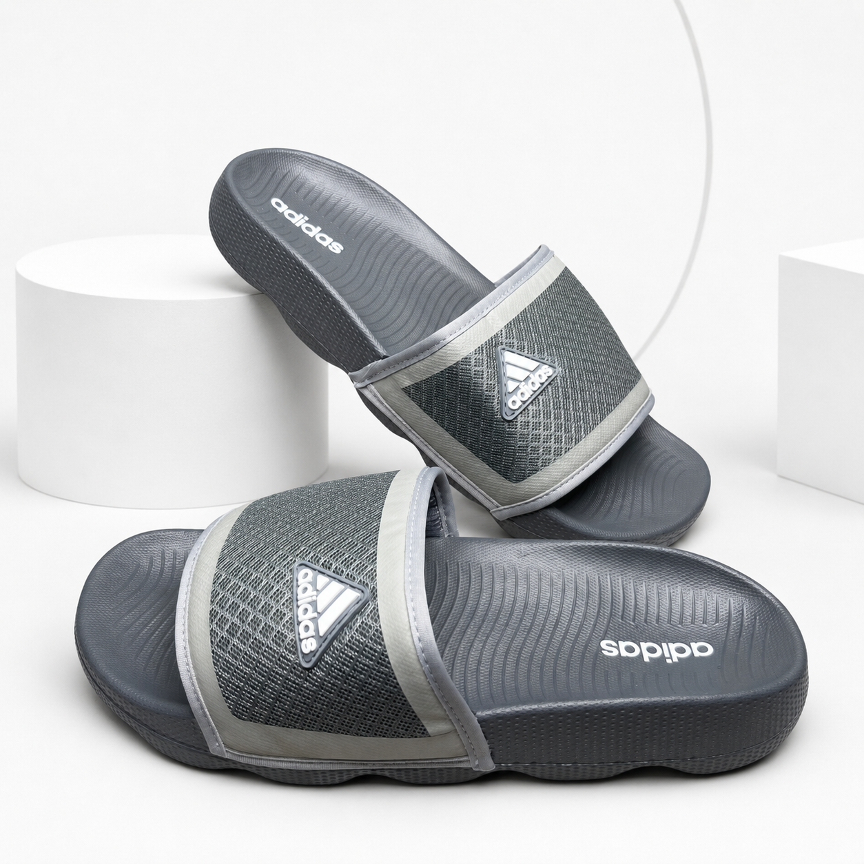 Adii Comfort Slides (Grey)
