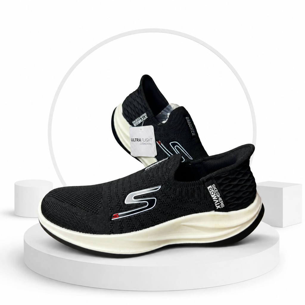 Skkechers Go Walk Black Edition