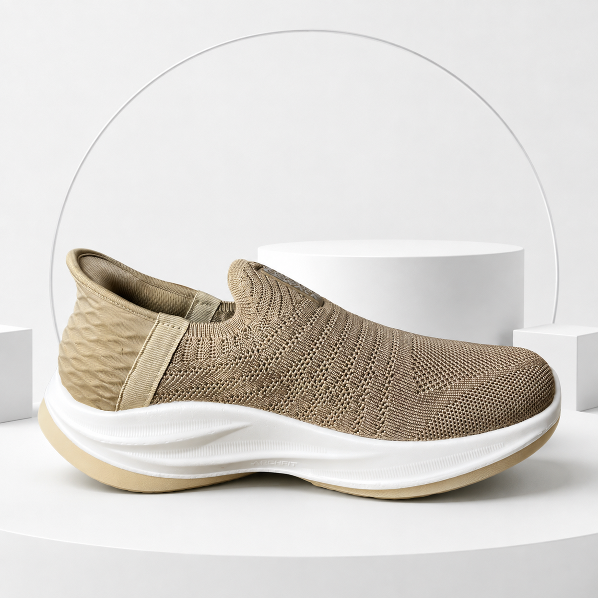 Skkechers Go Walk Beige Edition