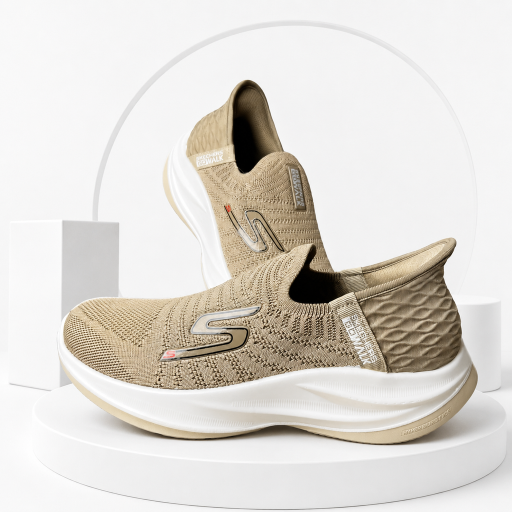 Skkechers Go Walk Beige Edition