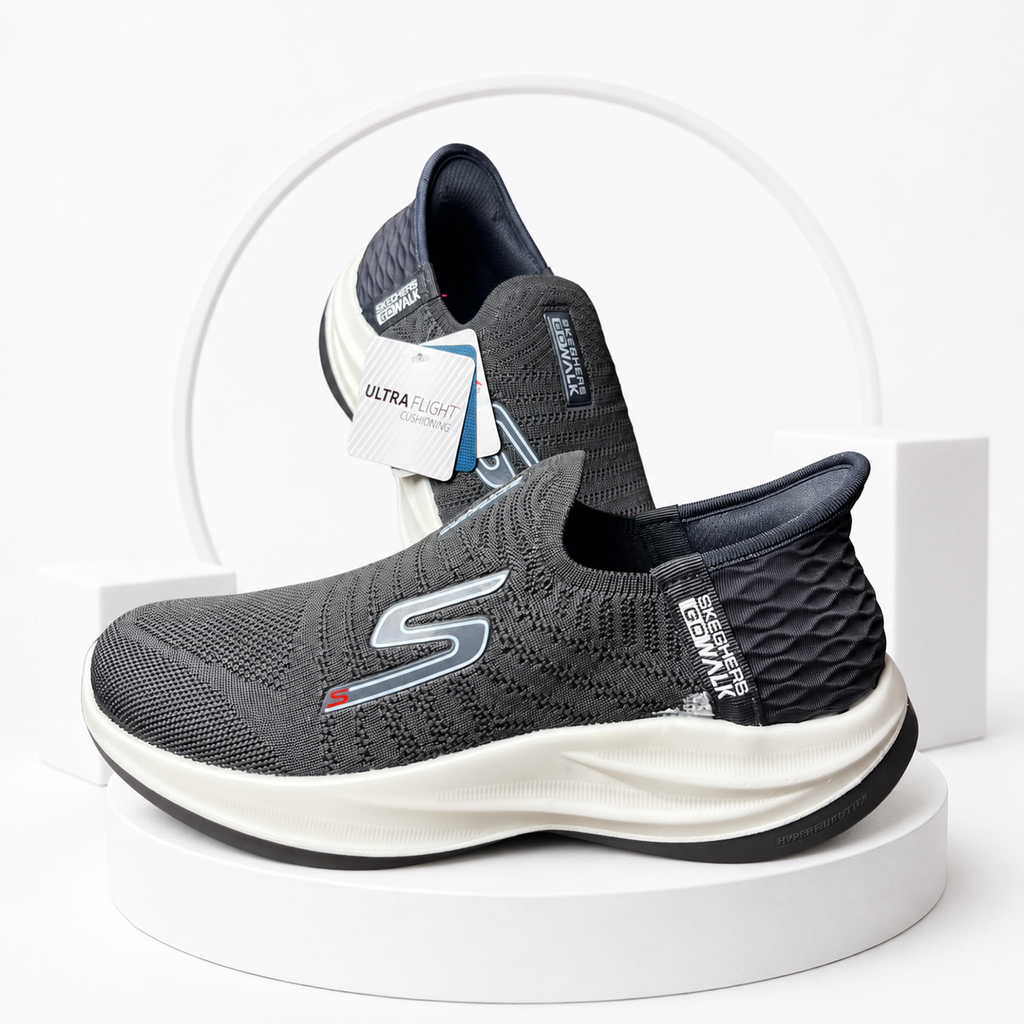 Skkechers Go Walk Grey Edition