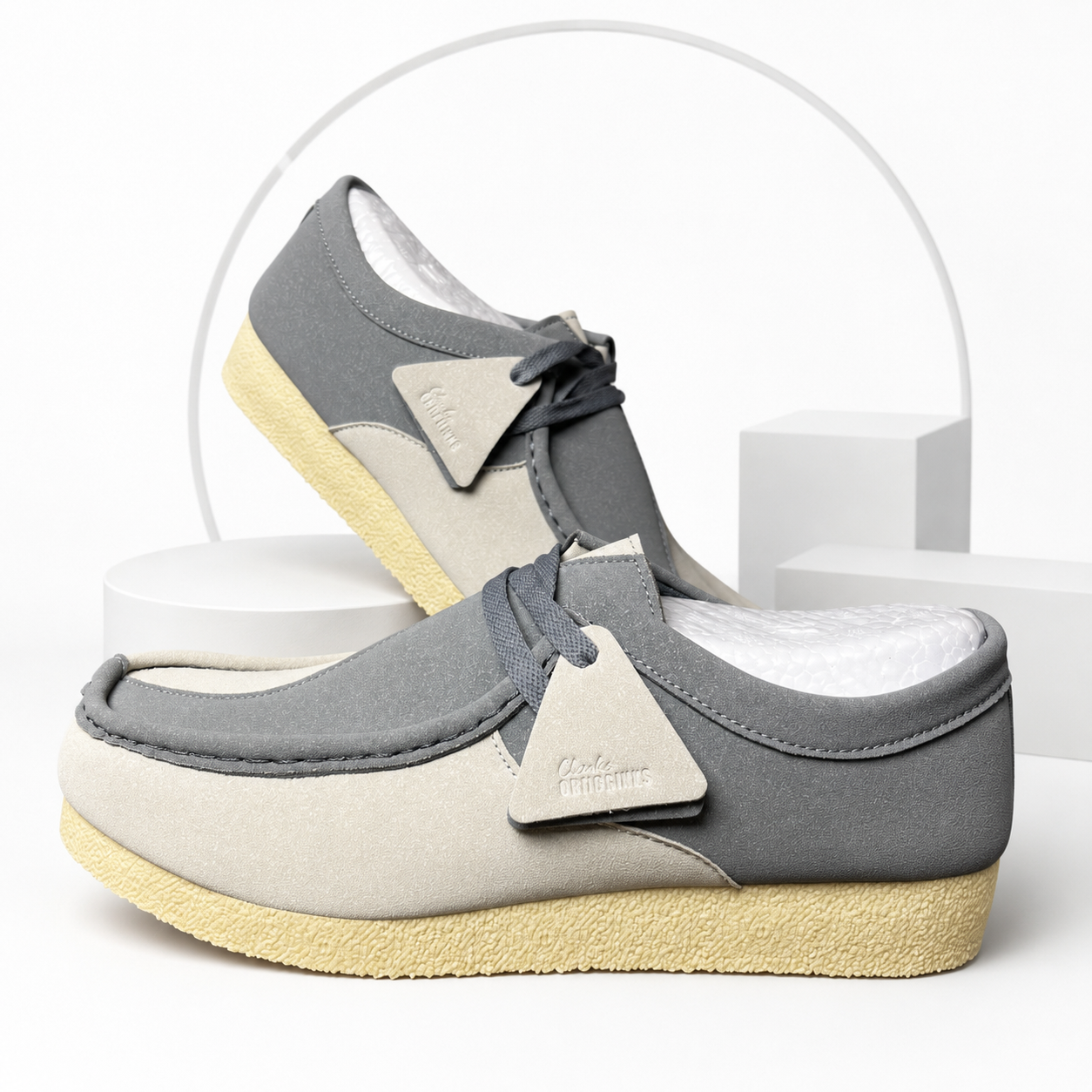 Clarks Originals Wallabee Two-Tone (SHADOW GREY)