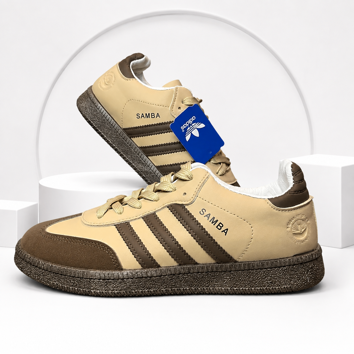 Adii Samba Men's Brown & Cream