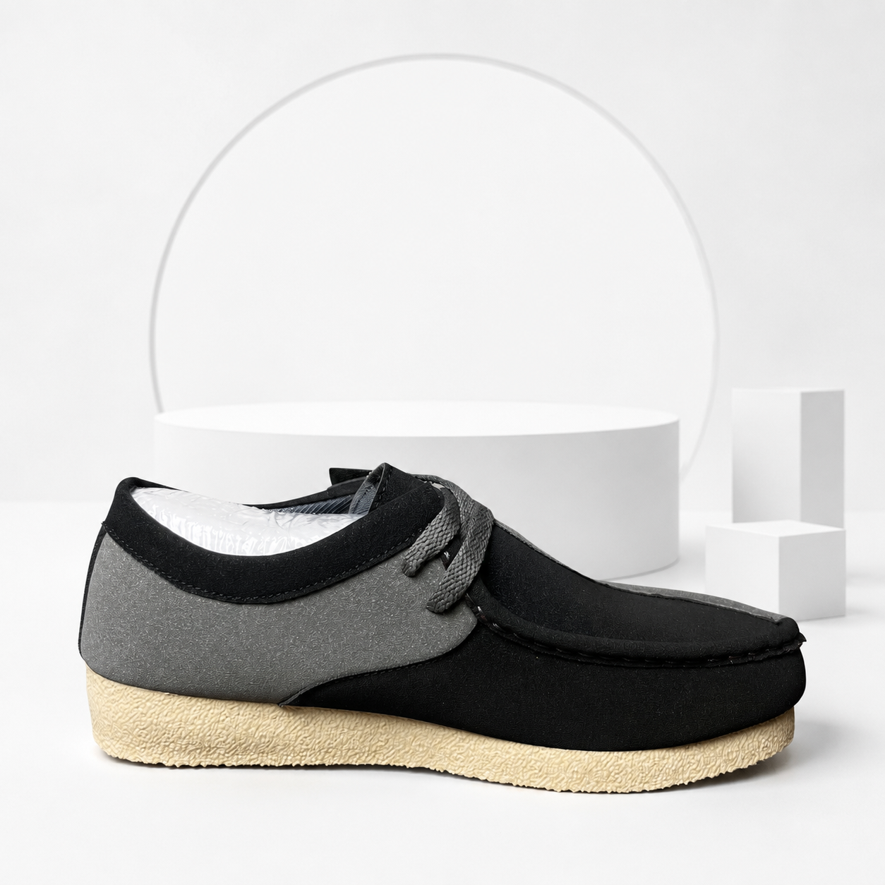 Clarks Originals Wallabe Two-Tone (Ash Grey)