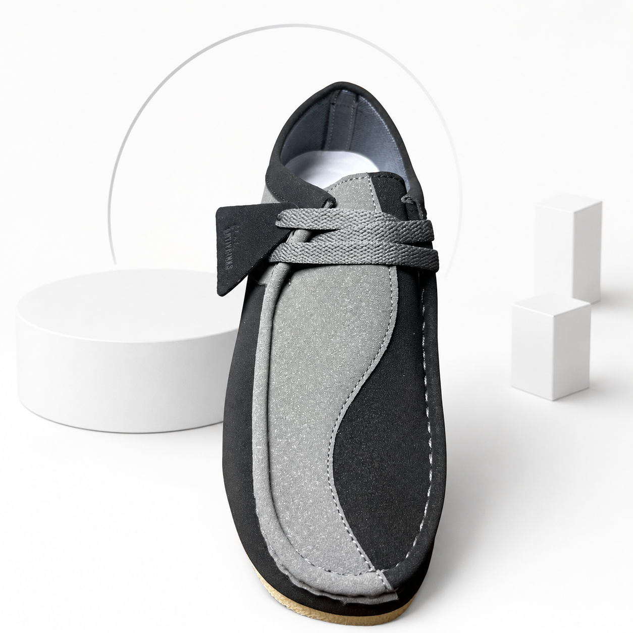 Clarks Originals Wallabe Two-Tone (Ash Grey)