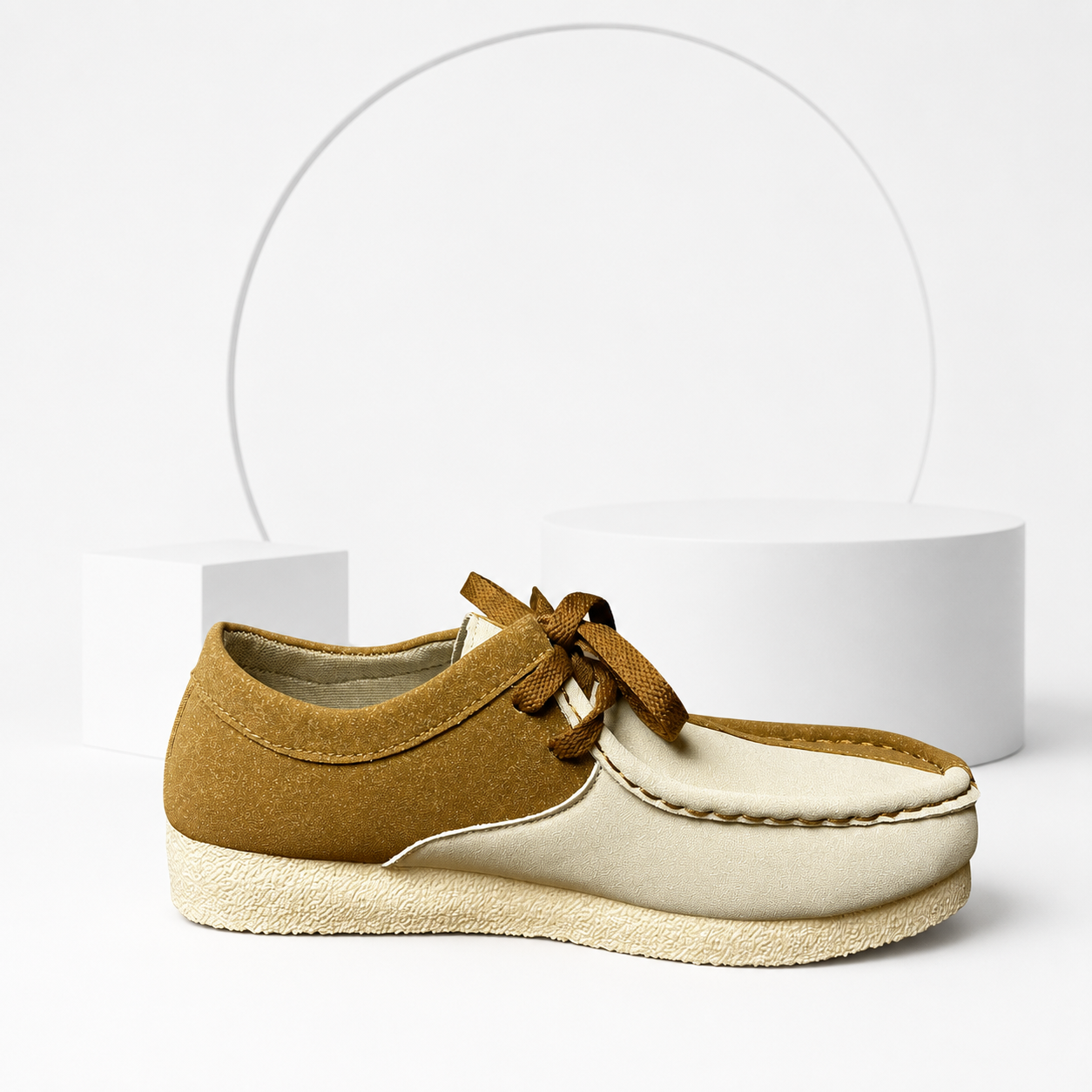 Clarks Originals Wallabee Two-Tone (DESERT TAN)