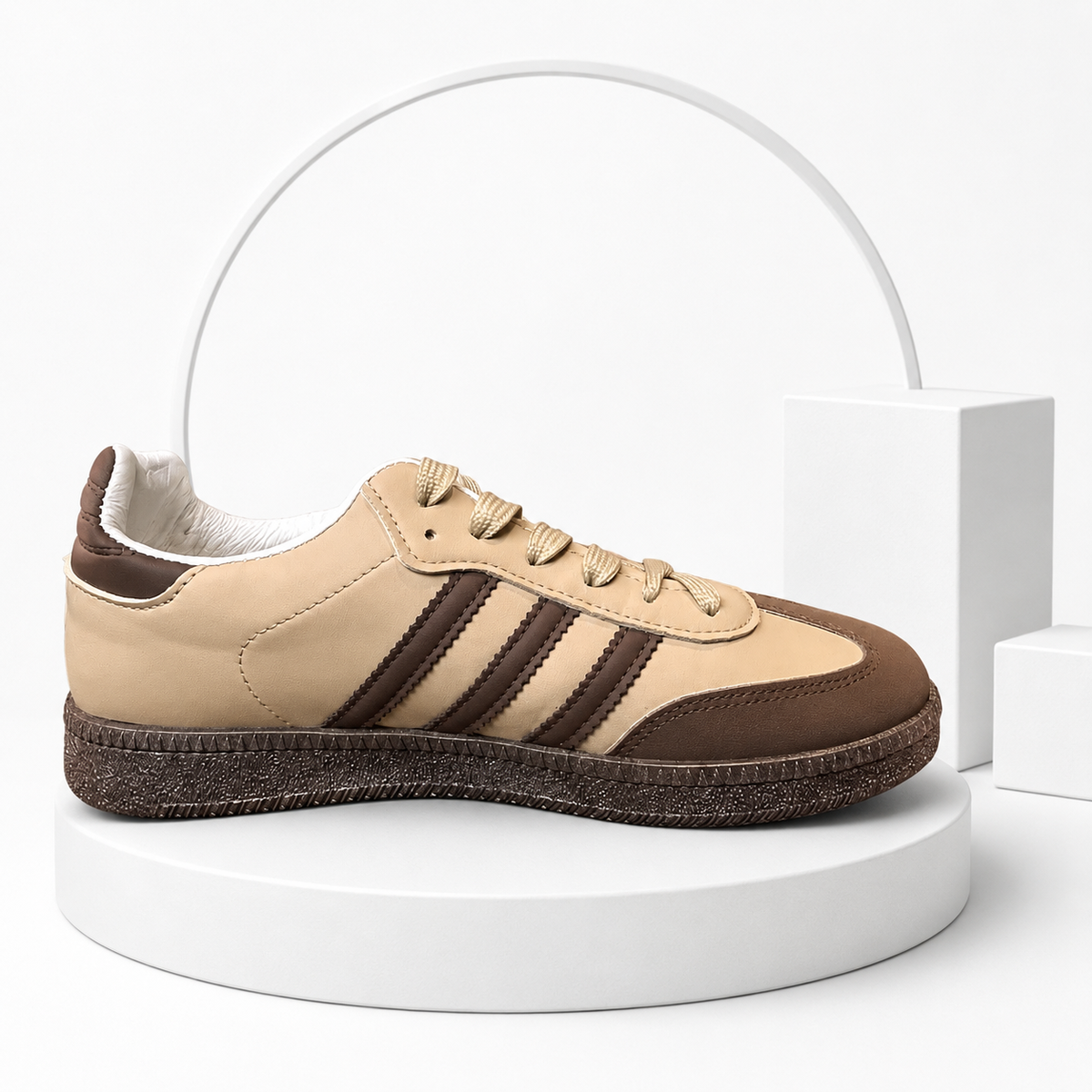 Adii Samba Men's Brown & Cream