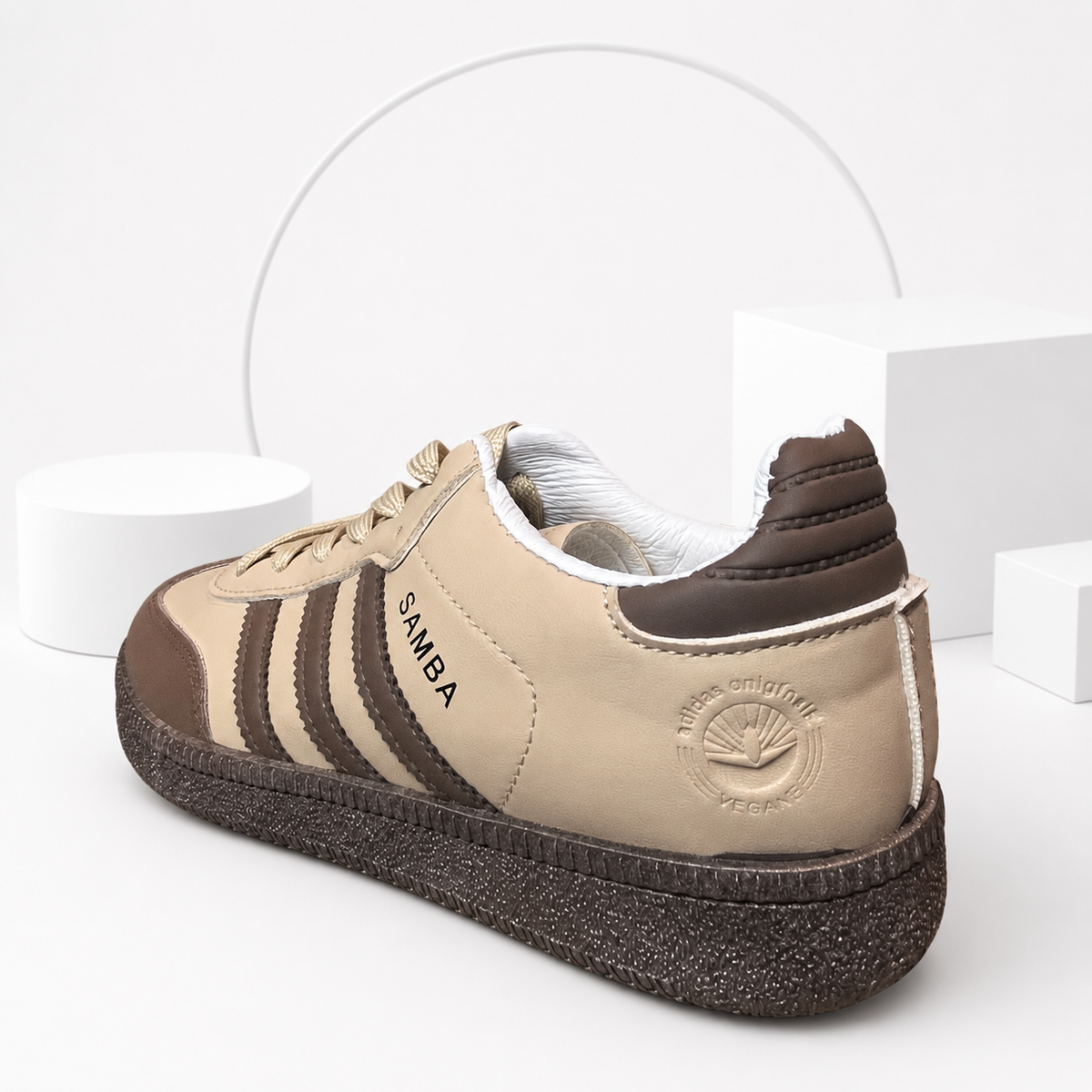 Adii Samba Men's Brown & Cream