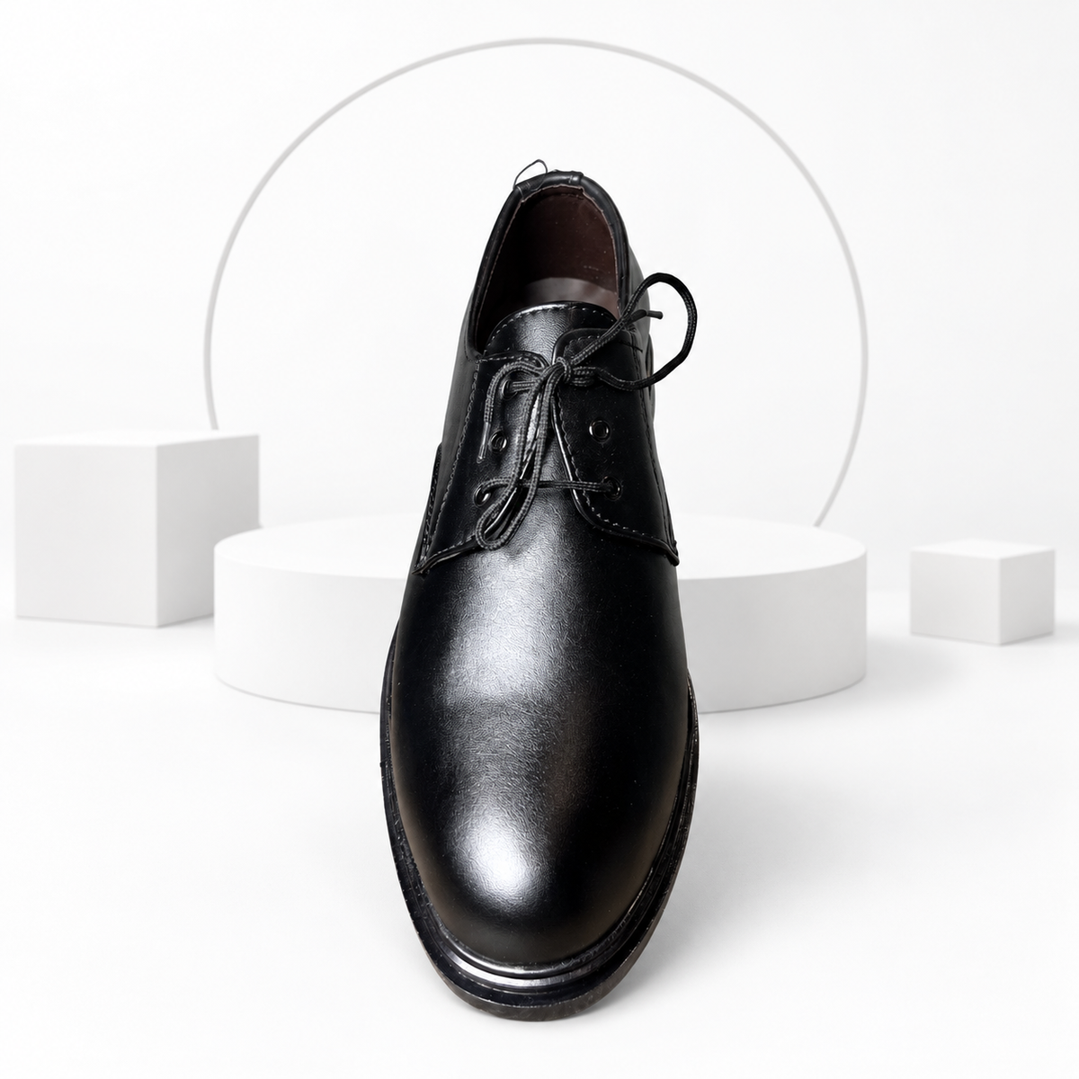 Men’s Classic Black Lace-Up Formal Shoes