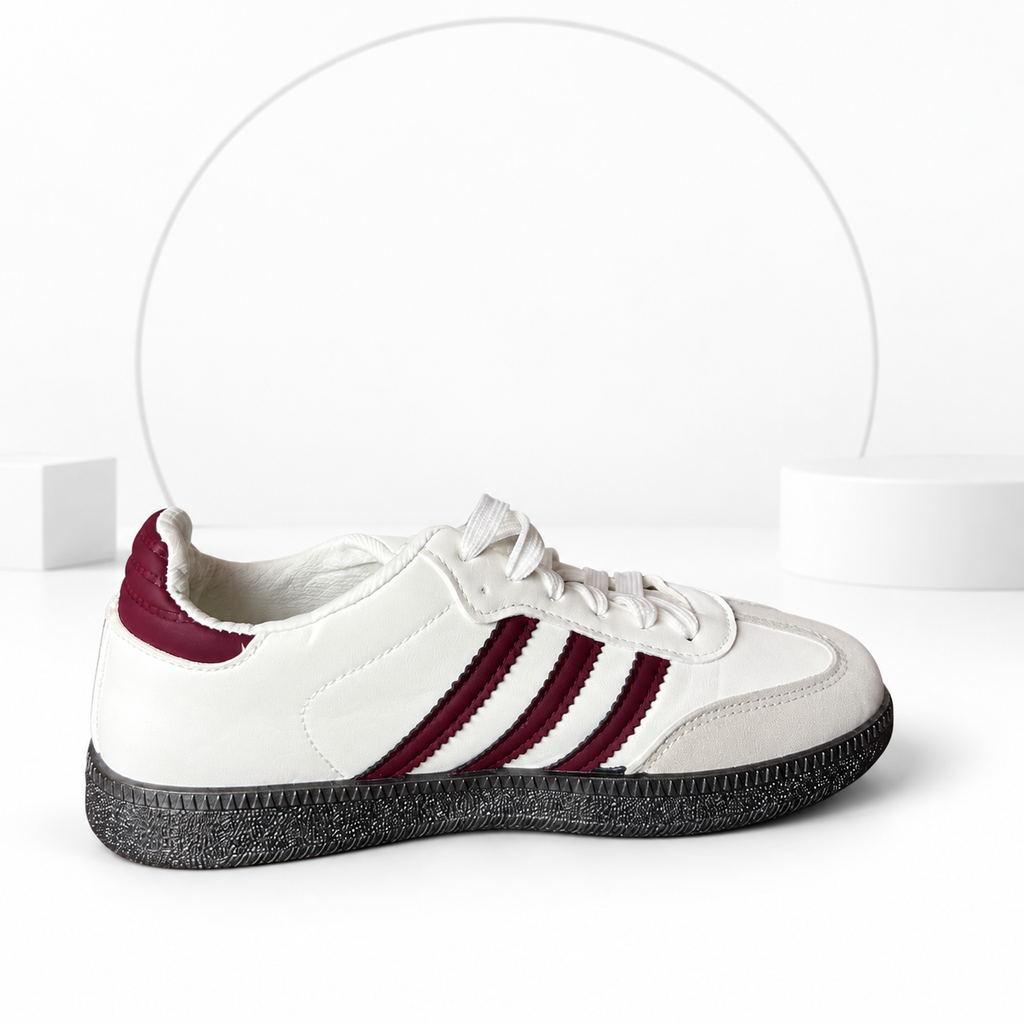 Adi Samba White & Burgundy (Women) Edition