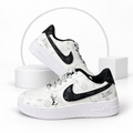 LV Edition White & Black Air Sneakers