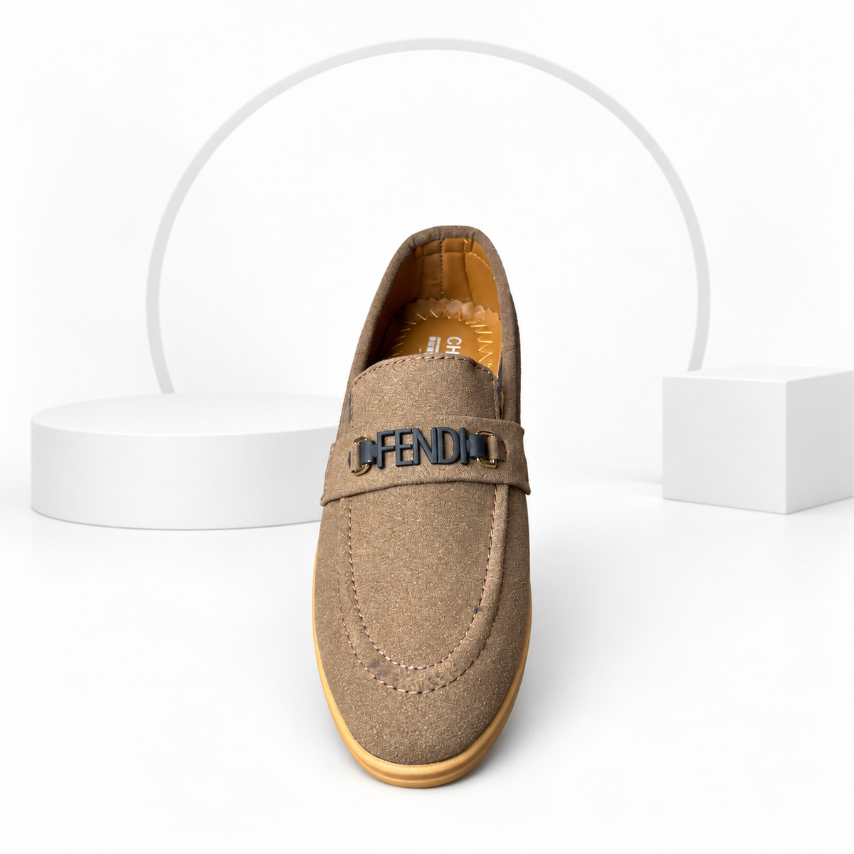 Men’s Brown Suede Loafers