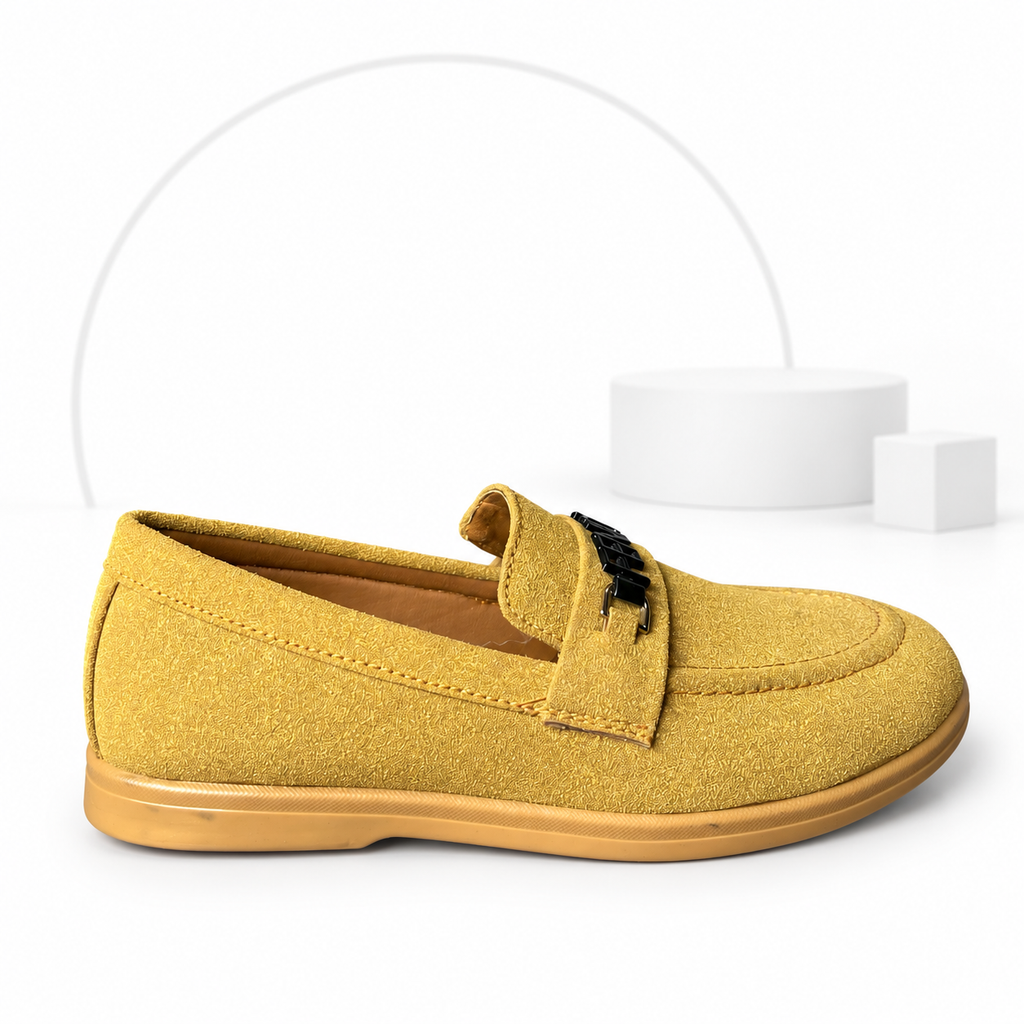 Men’s Mustard Suede Loafers