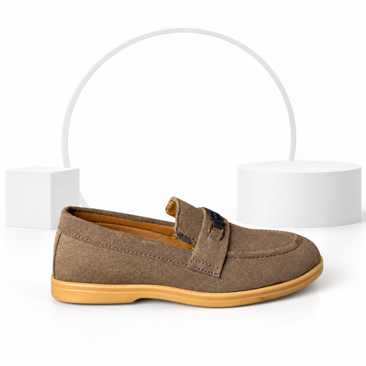 Men’s Brown Suede Loafers