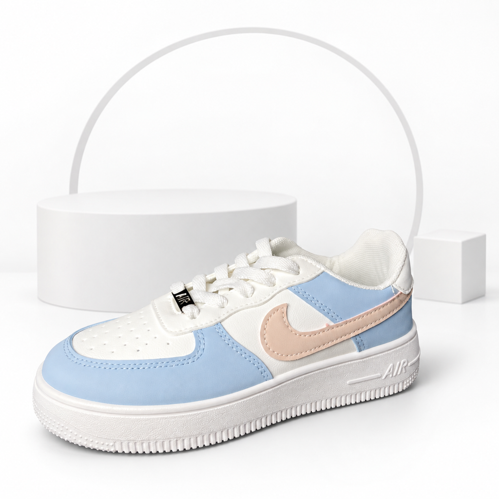 Women's AF-1 Sky Blue & Pink Edition