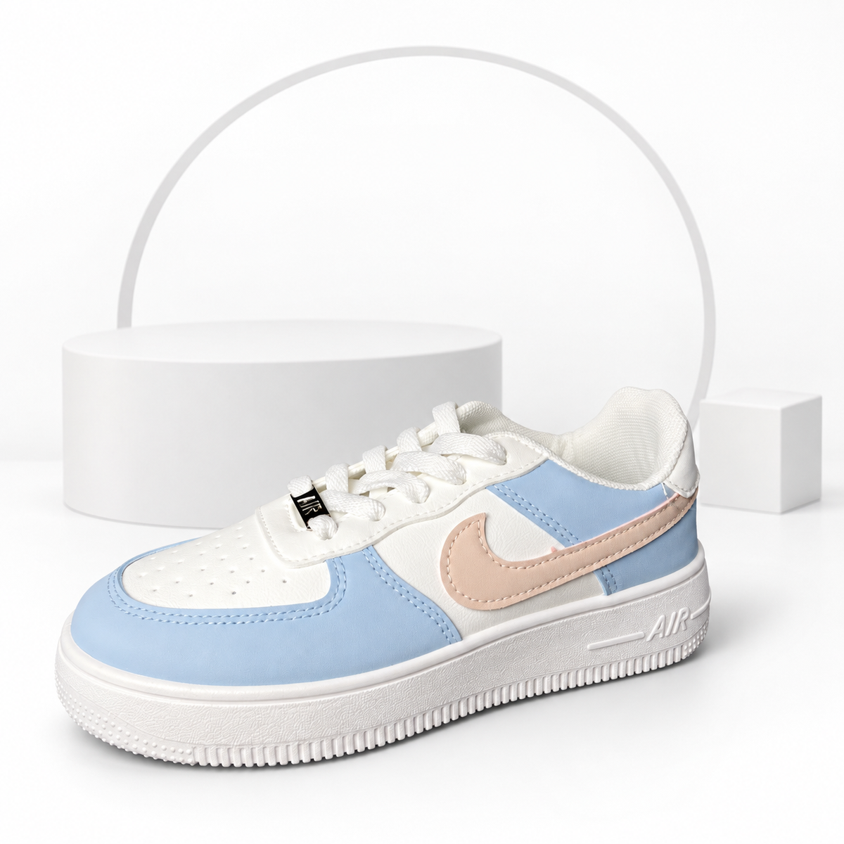 Women's AF-1 Sky Blue & Pink Edition