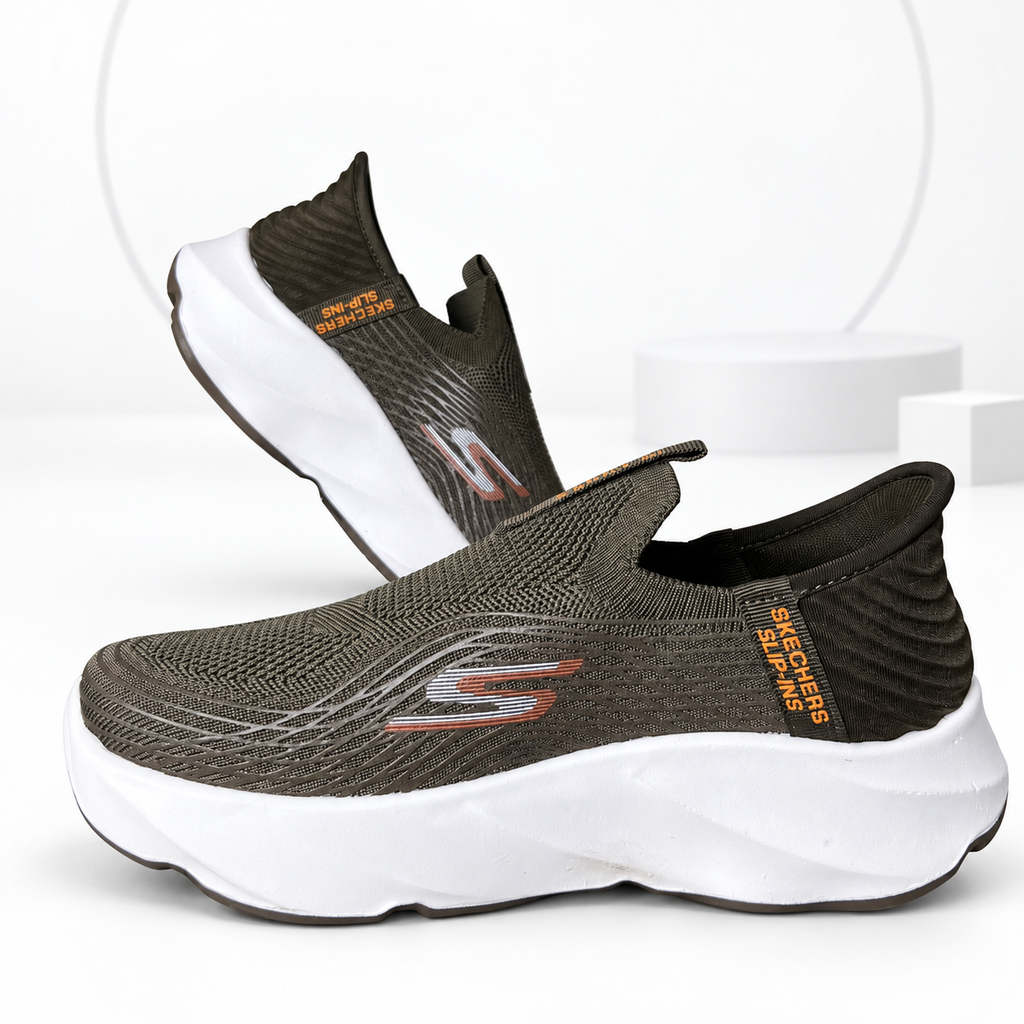 Skkechers Slip-ins ( Coffee) Edition