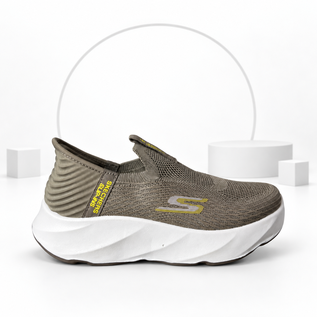Skkechers Slip-ins ( Khaki) Edition