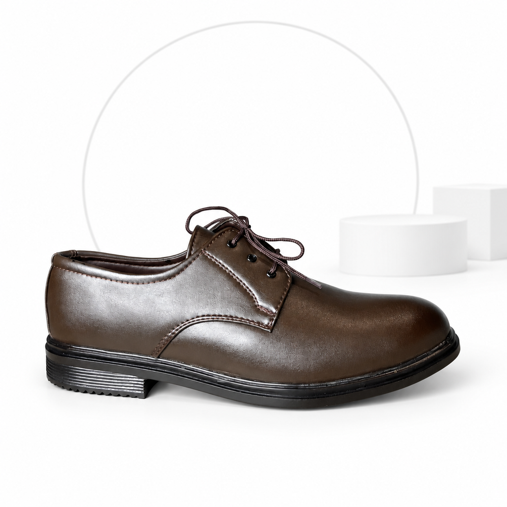 Men’s Classic Brown Lace-Up Formal Shoes