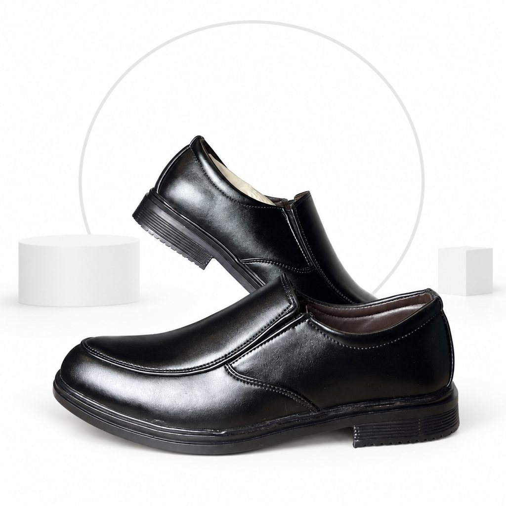 Men’s Classic Black Formal Slip-On Shoes