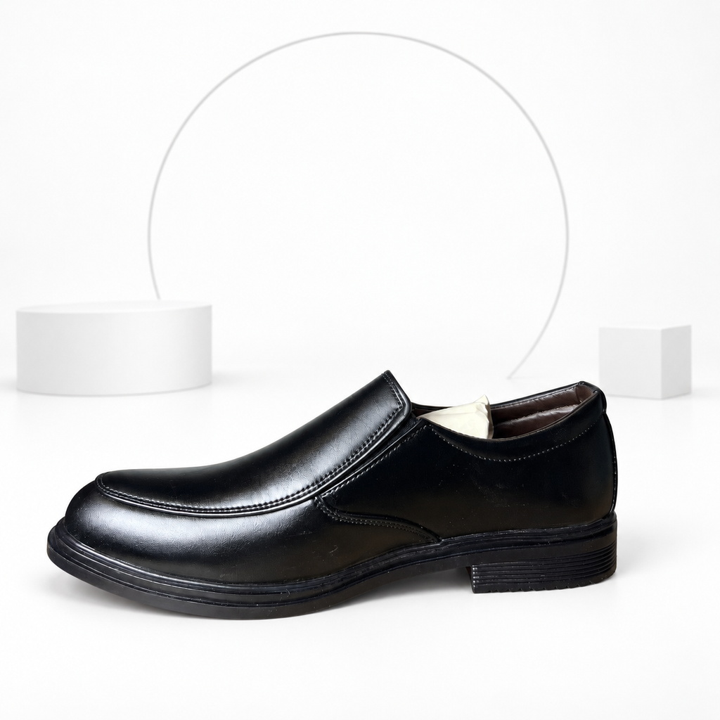Men’s Classic Black Formal Slip-On Shoes