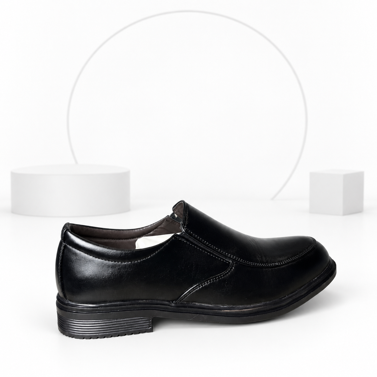 Men’s Classic Black Formal Slip-On Shoes