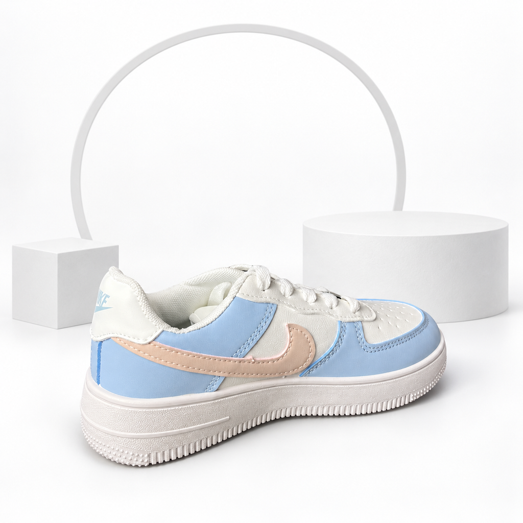 Women's AF-1 Sky Blue & Pink Edition
