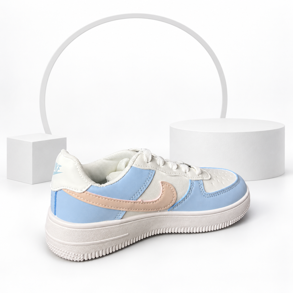 Women's AF-1 Sky Blue & Pink Edition