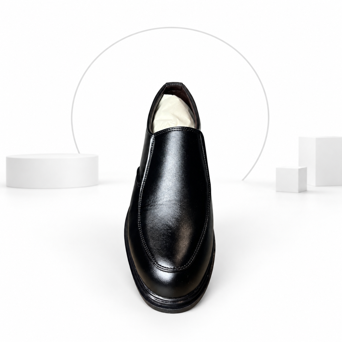 Men’s Classic Black Formal Slip-On Shoes