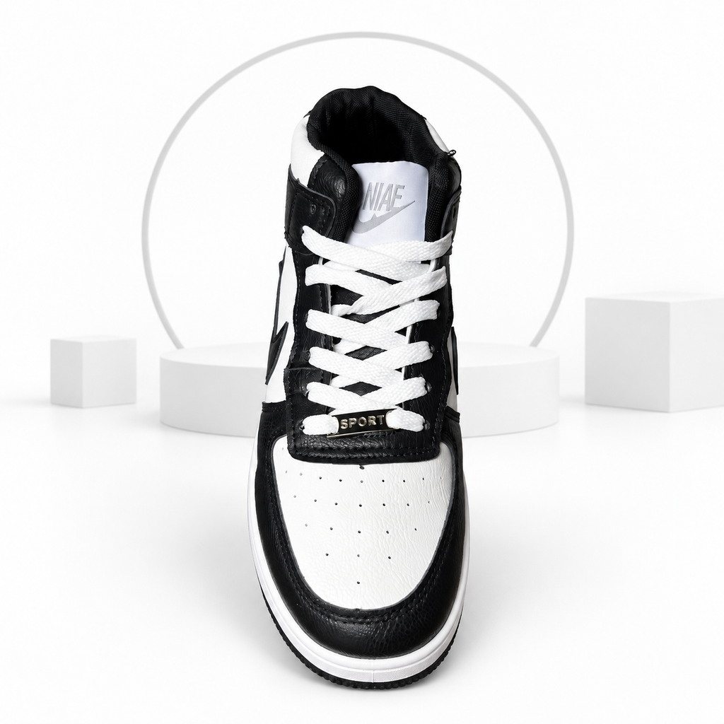 AJ-1 Mid Black & White
