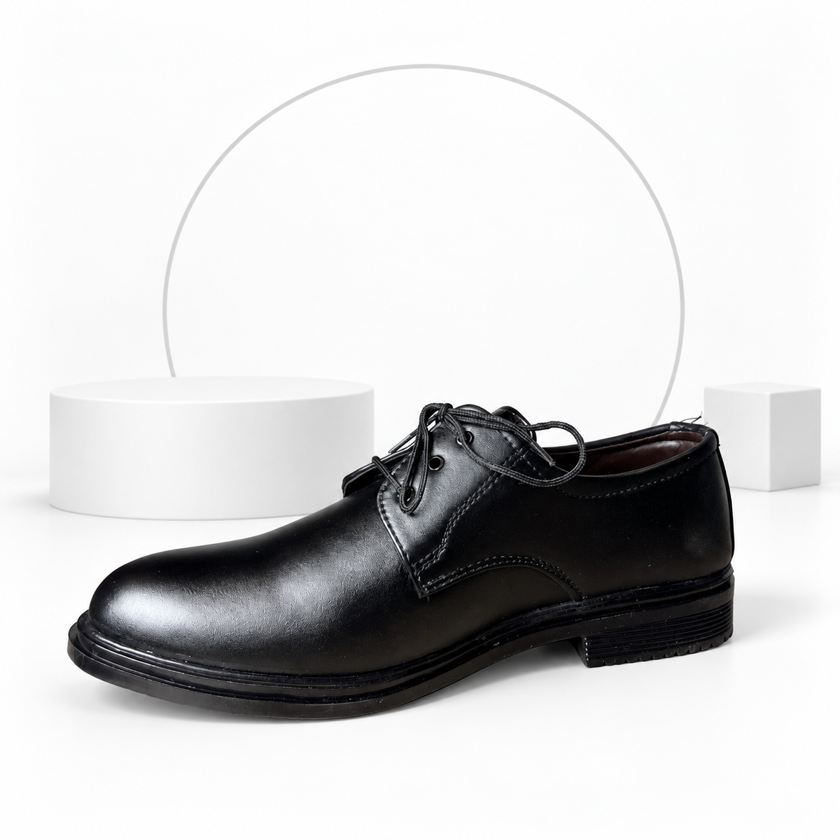 Men’s Classic Black Lace-Up Formal Shoes